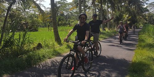 adventure downhill bali cycling tour package